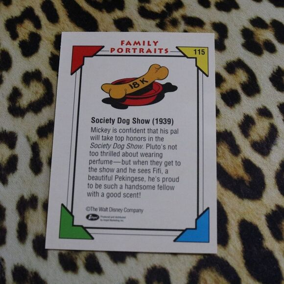 FP Society Dog Show #115 Disney Card - Picture 2 of 2